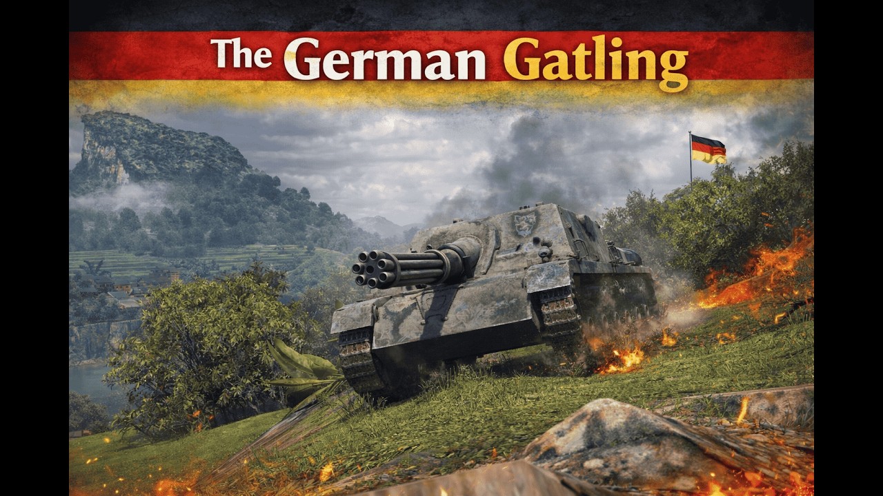 I marked the Tier 6 GATTLING GUN | Jagdpanzer IV 3rd MoE