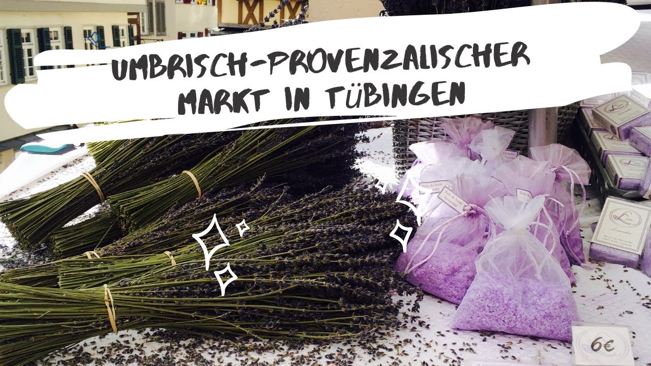 Французские и итальянские вкусности в Тюбингене - Umbrisch-Provenzalischer Markt in Tübingen 2020