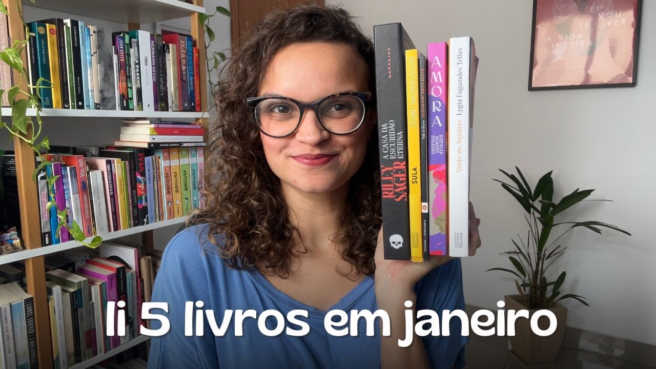 li 5 livros em janeiro e eis o que achei de cada um deles 📚🫶🏼