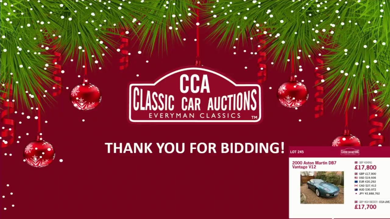 THE CHRISTMAS CLASSIC CAR SALE 2022