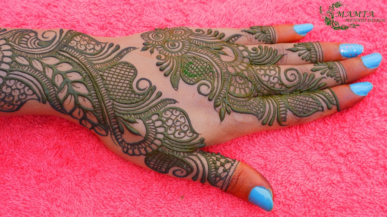 Back Hand Easy Style Arabic Mehndi Design | Simple Mehndi Design 2021 | Mamta Mehndi Design