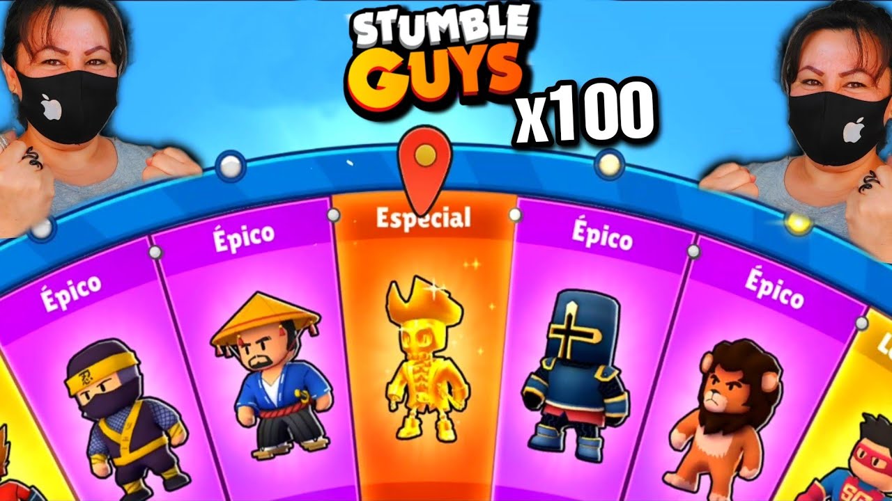 LE REGALO x100 RULETAS A MI MAMÁ Y LE TOCO SU PRIMERA ESPECIAL!! 😱 STUMBLE GUYS