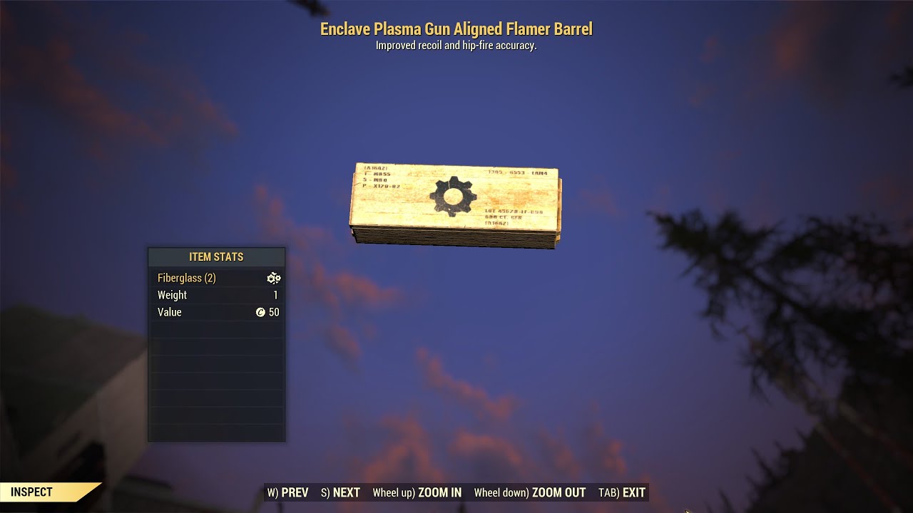 Fallout 76: How to get Enclave Flamer Mod.