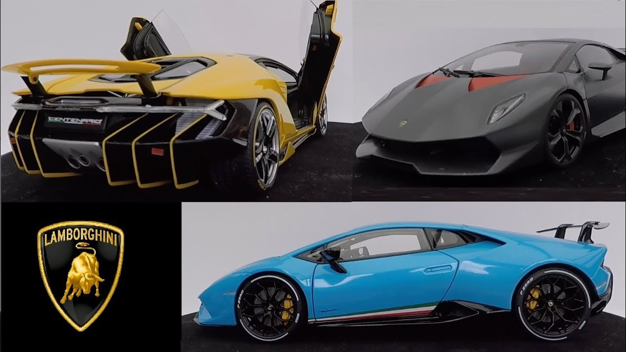 LAMBORGHINI Autoart 1/18 - Ma collection !