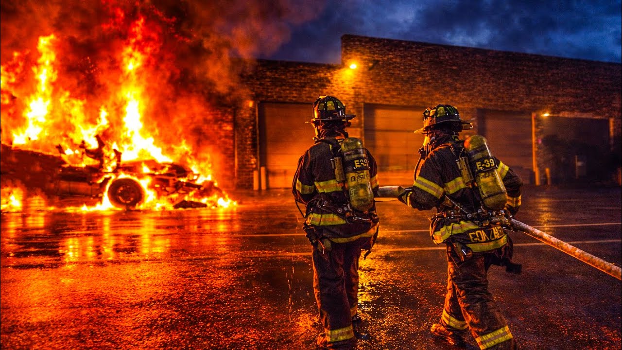 MASSIVE Tractor-Trailer Fire | EARLY ARRIVAL FDNY | FULLY INVOLVED