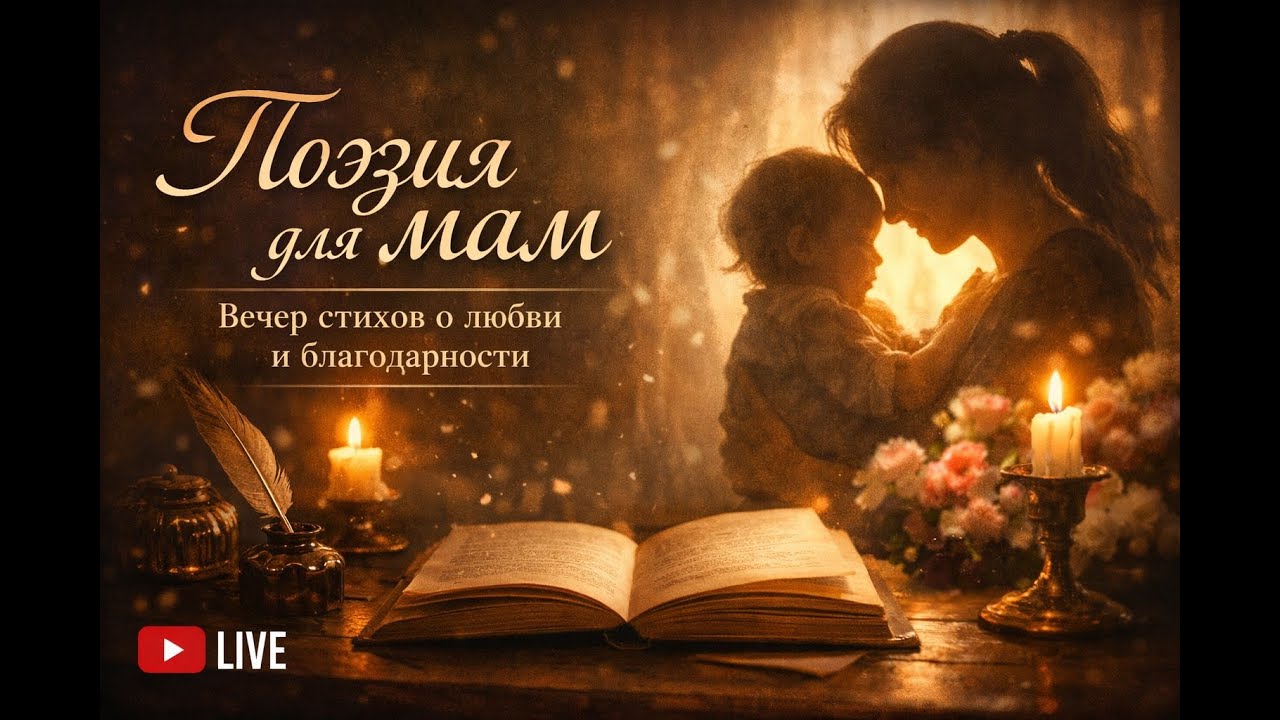 Поэзия для мам | Вечер стихов о любви и благодарности