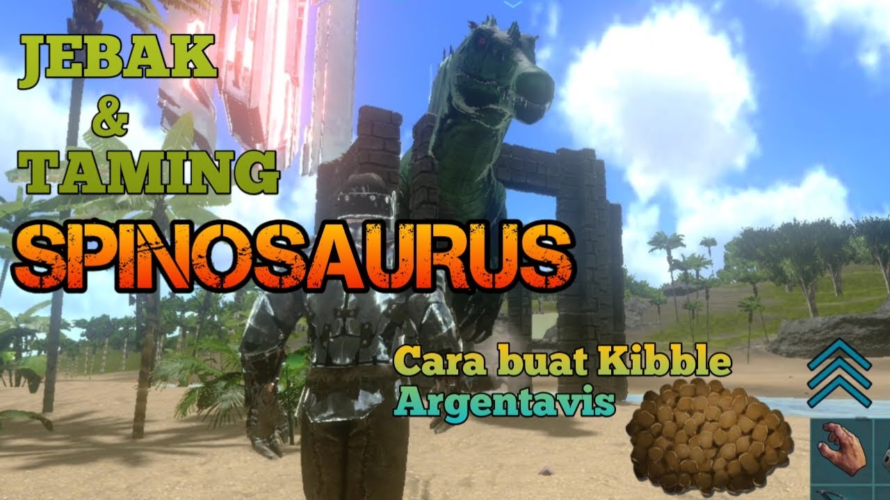 CARA MUDAH TAMING SPINOSAURUS PAKAI JEBAKAN | ARK SURVIVAL EVOLVED MOBILE