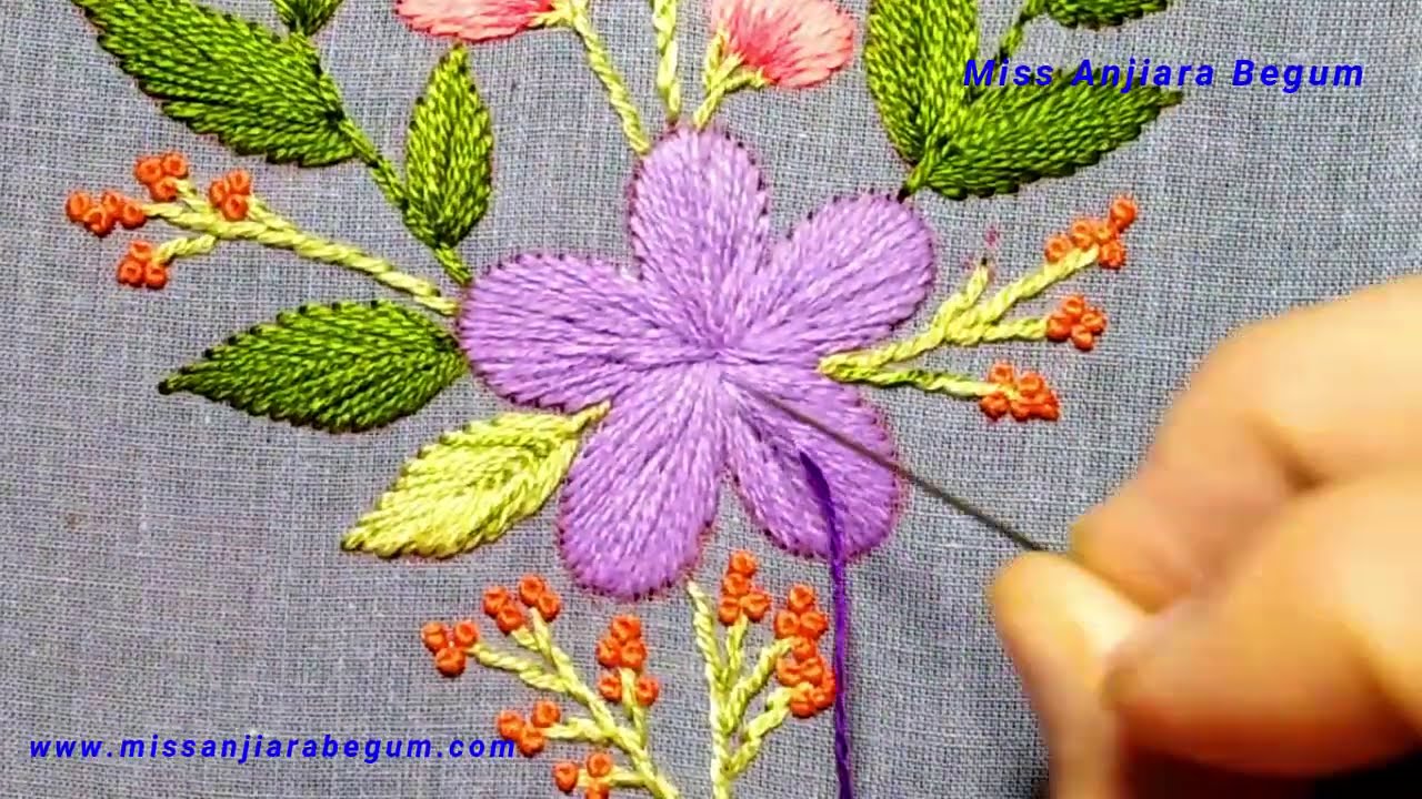 Hand Craft Embroidery for Beginners||Embroidery Handicraft||Custom Embroidery Canvas||Craft-292