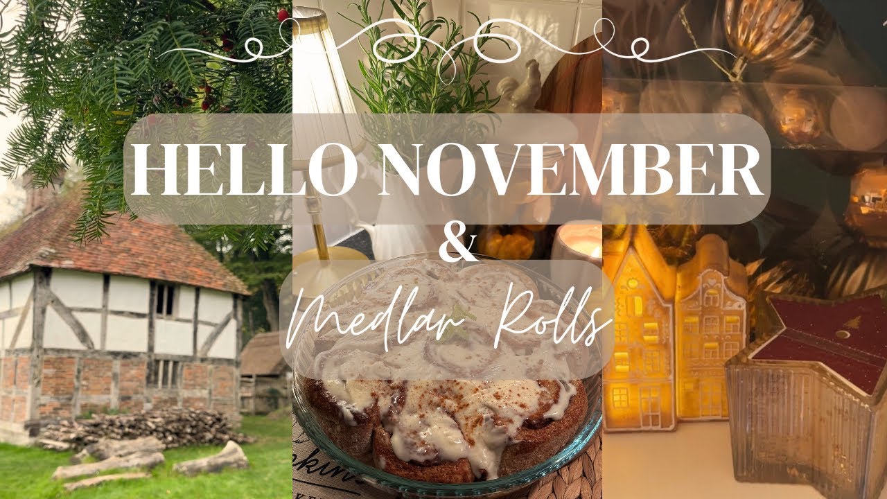 Slow Living in the English Countryside Vlog🪵🕯️Christmas Decor, Tea Ritual & Cottagecore Baking |