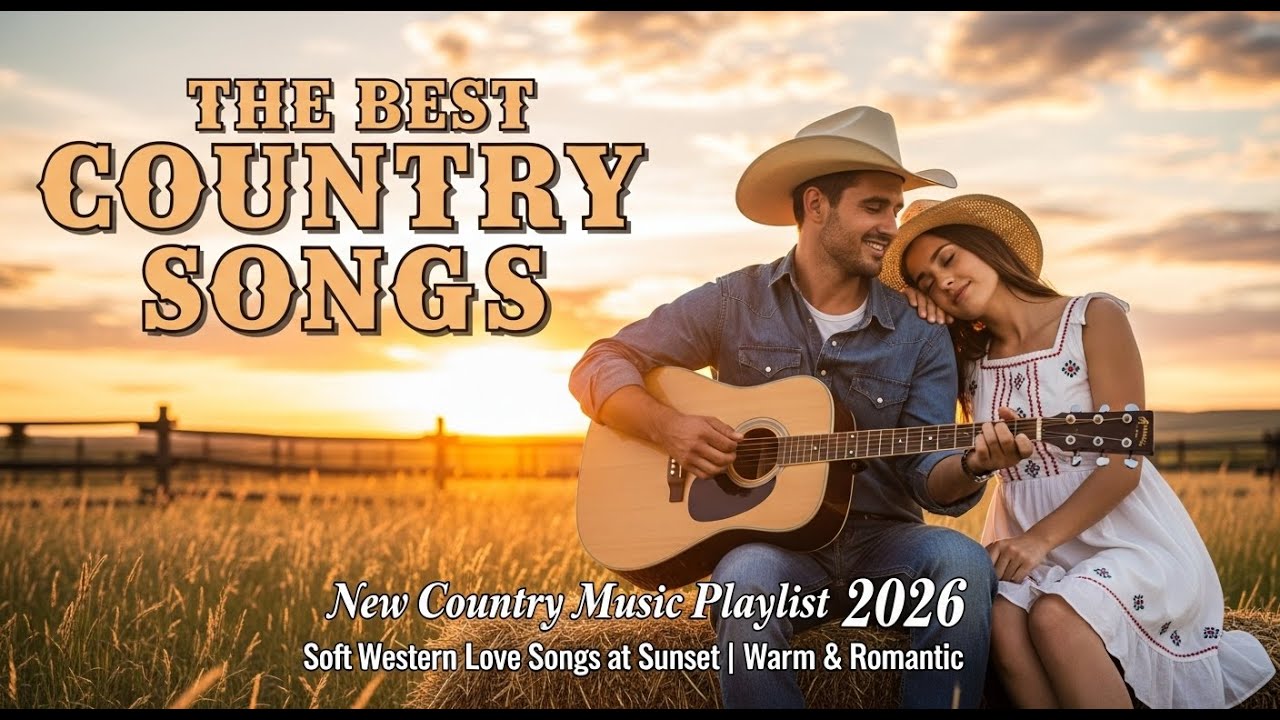 🎵 New Country Music Playlist 2026 | Soft Western Love Songs at Sunset | Warm & Romantic
