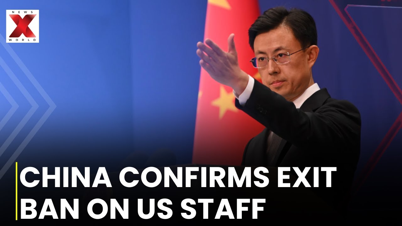 China Confirms Exit Ban on US Staff Amid Growing Tensions | NewsX World