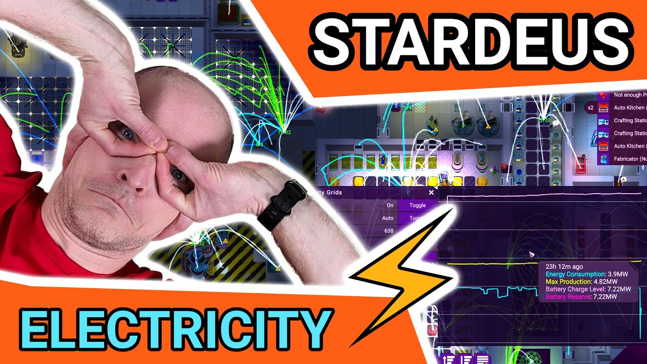 Stardeus Devlog: Electricity System Rewrite