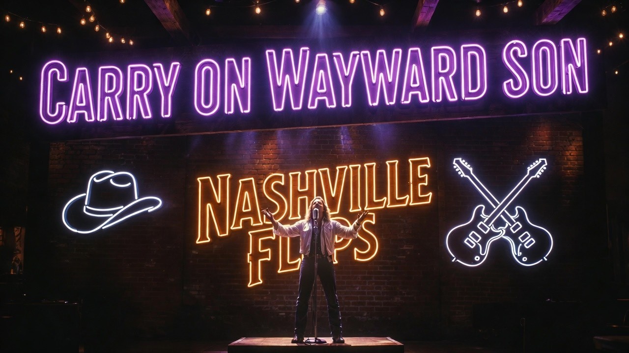 CARRY ON WAYWARD SON   KANSAS  COUNTRY COVER