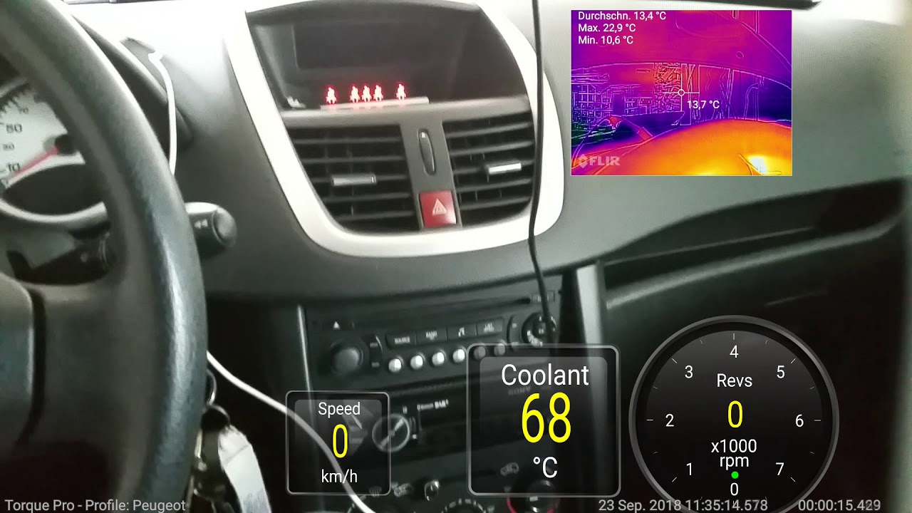 👀🤞OWL Heizer Elektrische Standheizung, Motorvorwärmung, Peugeot 207, Erste Inbetriebnahme