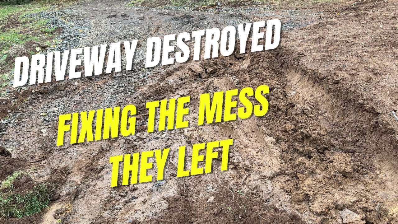 They Tore Up My Driveway&hellip; So I Fixed It Myself
