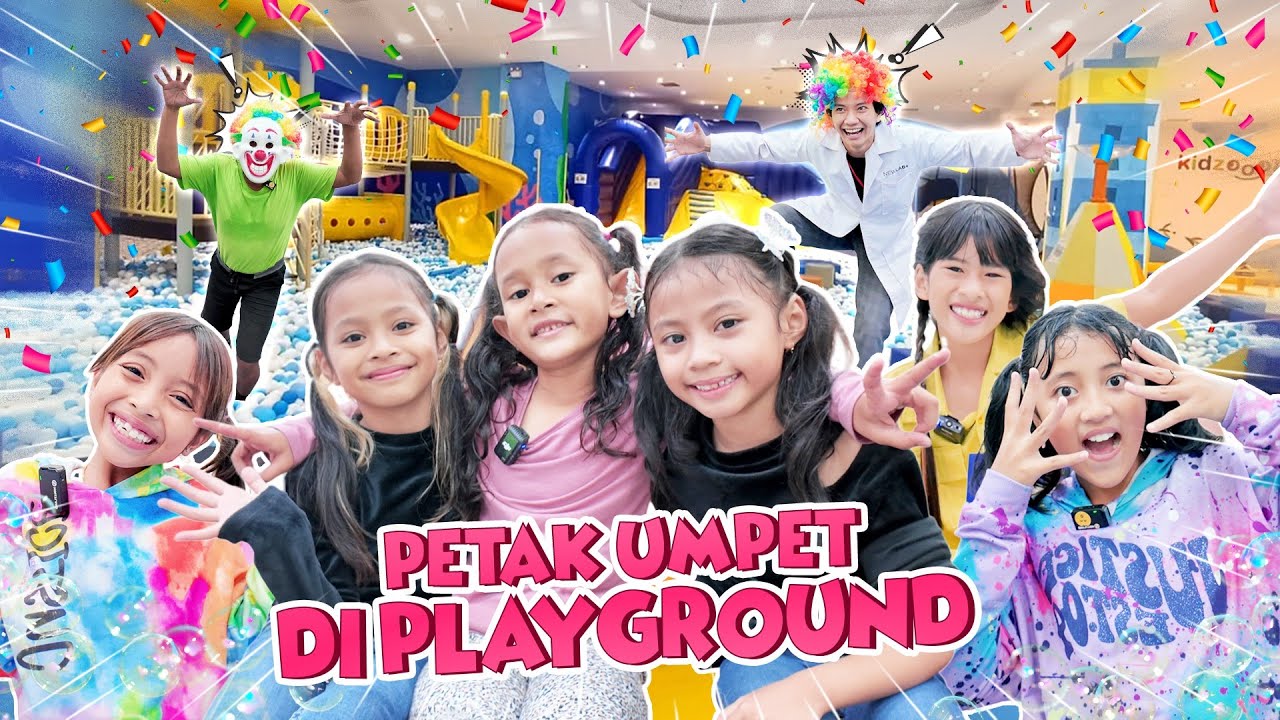 QAIREEN LEIKA MAIN PETAK UMPET DI PLAYGROUND BARENG ALUNA DAN AMANDA DIKEJAR DUDUNG DAN OM DOKTER