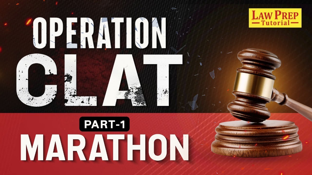 CLAT 2026 Mahamarathon | #1 | CLAT All Subjects Marathon Class | CLAT Exam Preparation