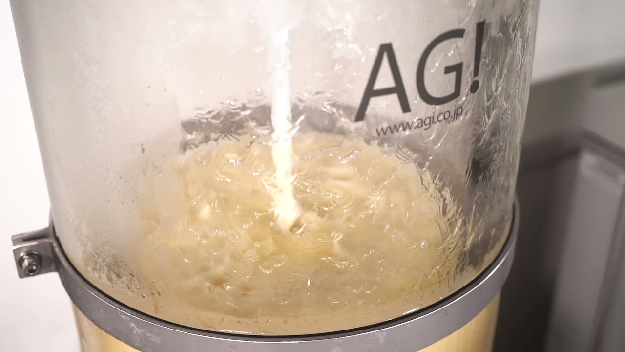 Crystallization Time Lapse with AGI Hybrid Filter Reactor