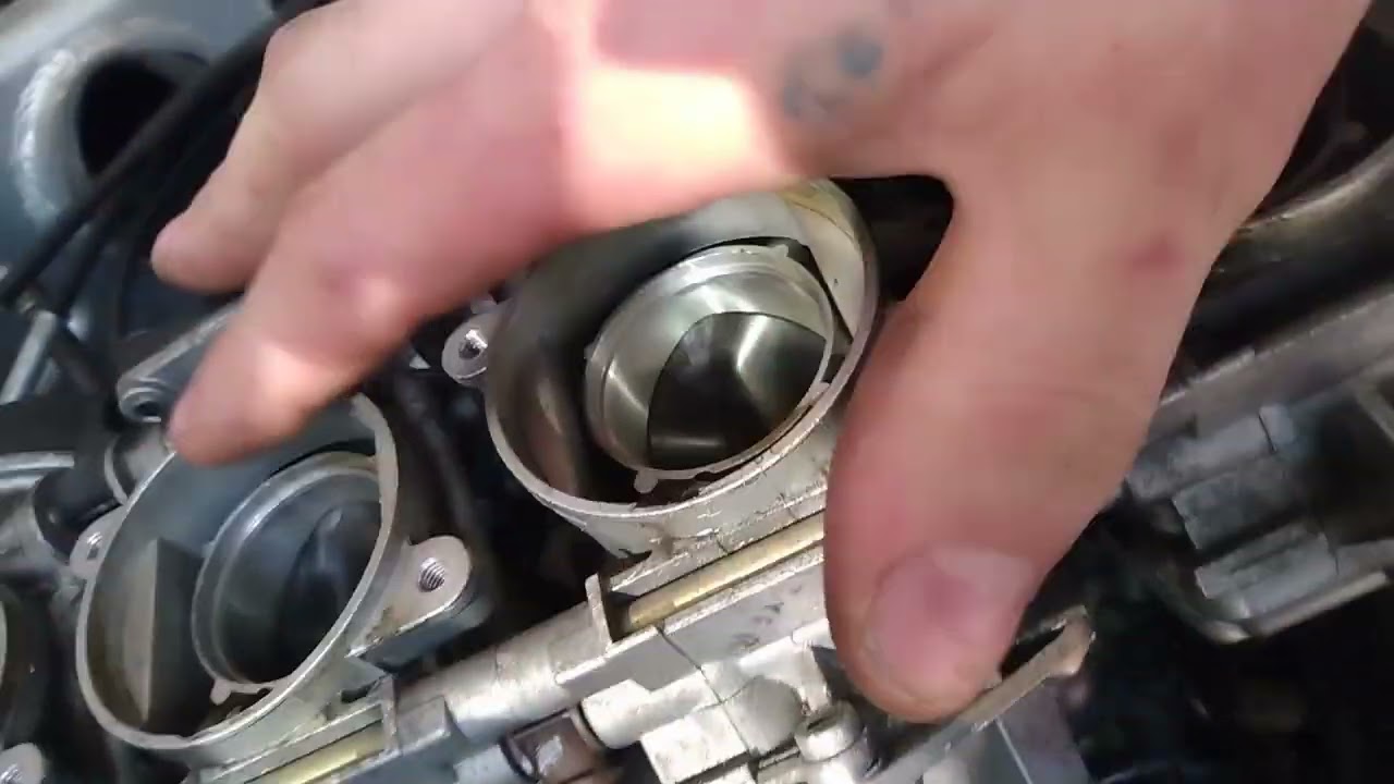 Удаление карбюратора Zx6r 2000-2002 / Zzr600 2005-2008