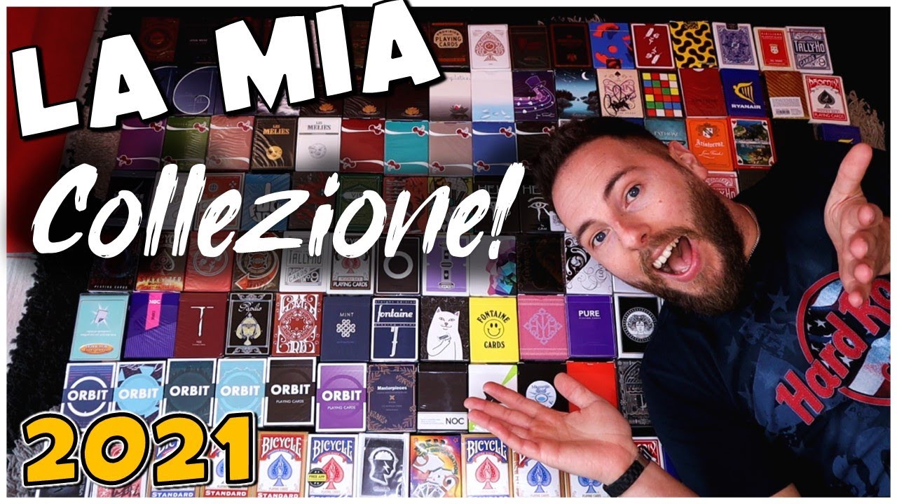 LA MIA COLLEZIONE DI MAZZI DI CARTE! + GIVEAWAY!! Ep 1) Mazzi aggiornati al 2021