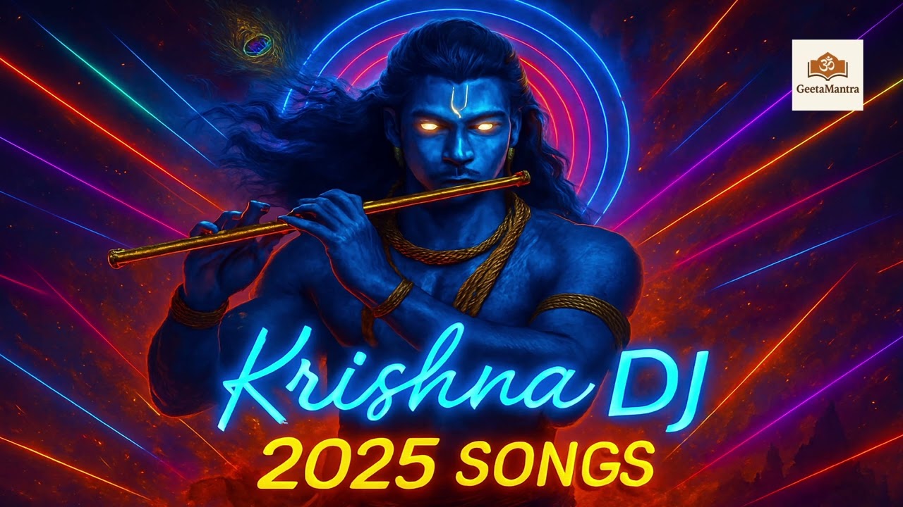 🎵 SUPER-HIT KRISHNA DJ POWER MIX | Geeta Mantra 2025 | Viral Music