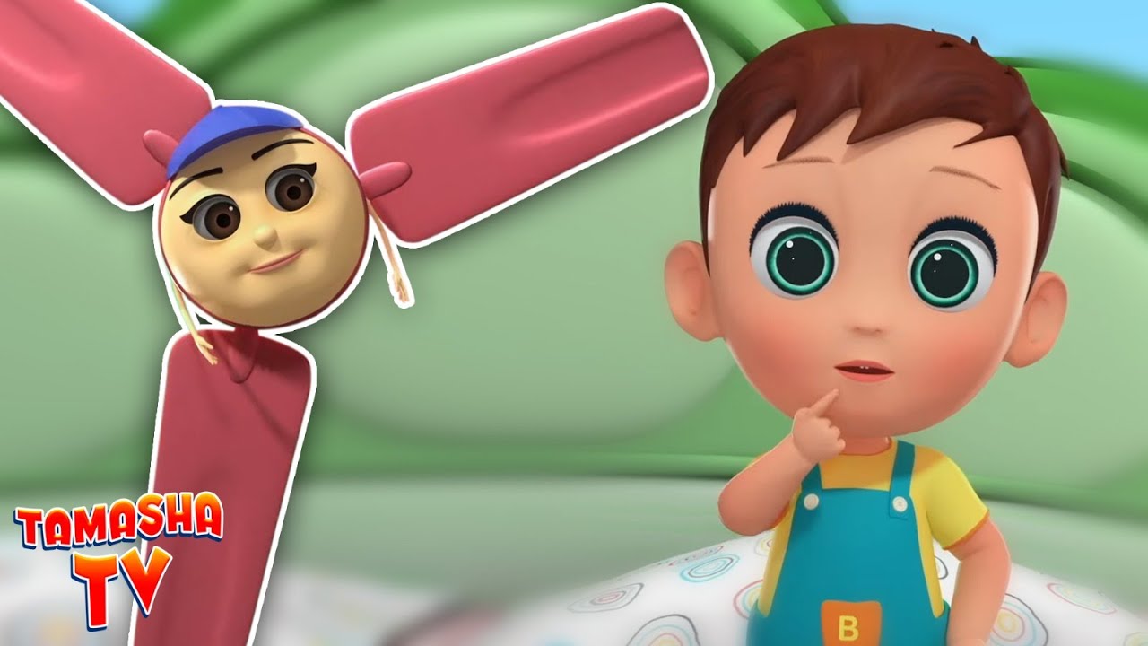ऊपर पंखा चलता है, Dakiya Aaya + Many More Rhymes in Hindi for Toddlers