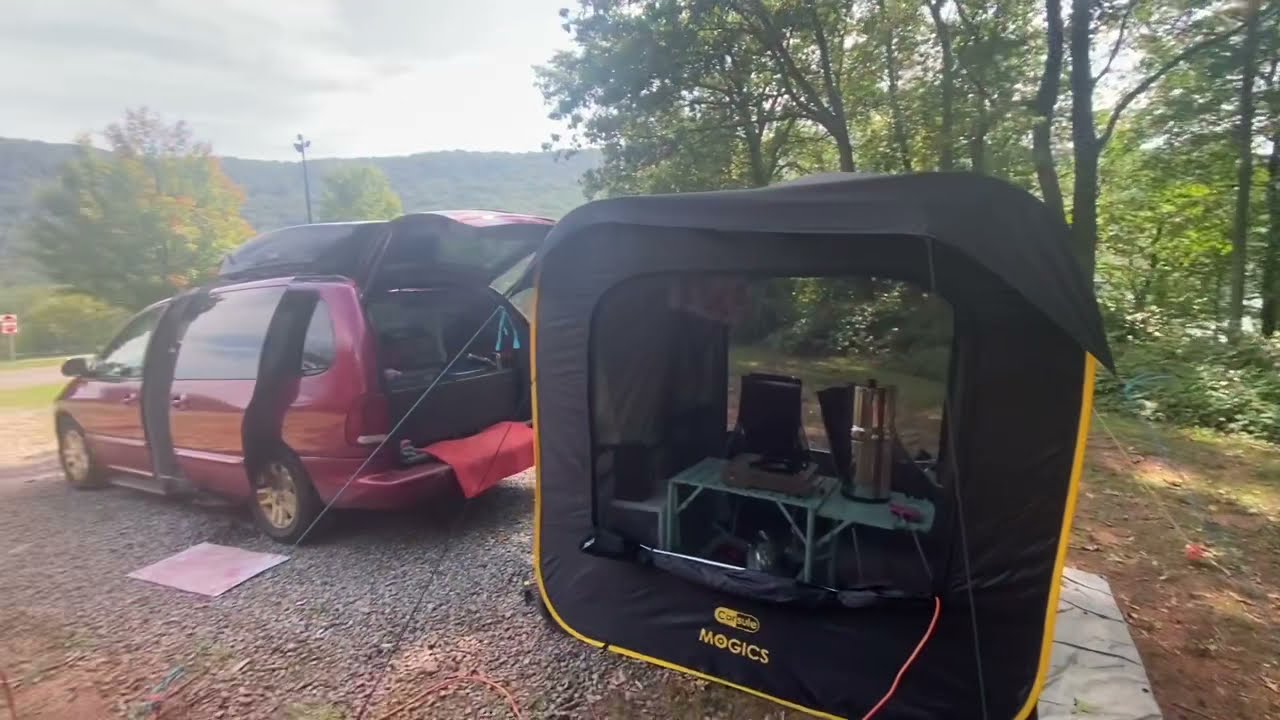 CARSULE TENT SET UP….RAIN FLY SET UP FOR CARSULE TENT