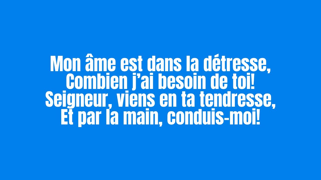 Mon âme est dans la detresse(Voix)_Hymnes et louanges #377