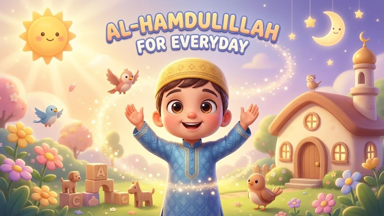 My Alhamdulillah Song for Kids Without Music | Islamic Rhymes for Children | Nasheed for kids🌸