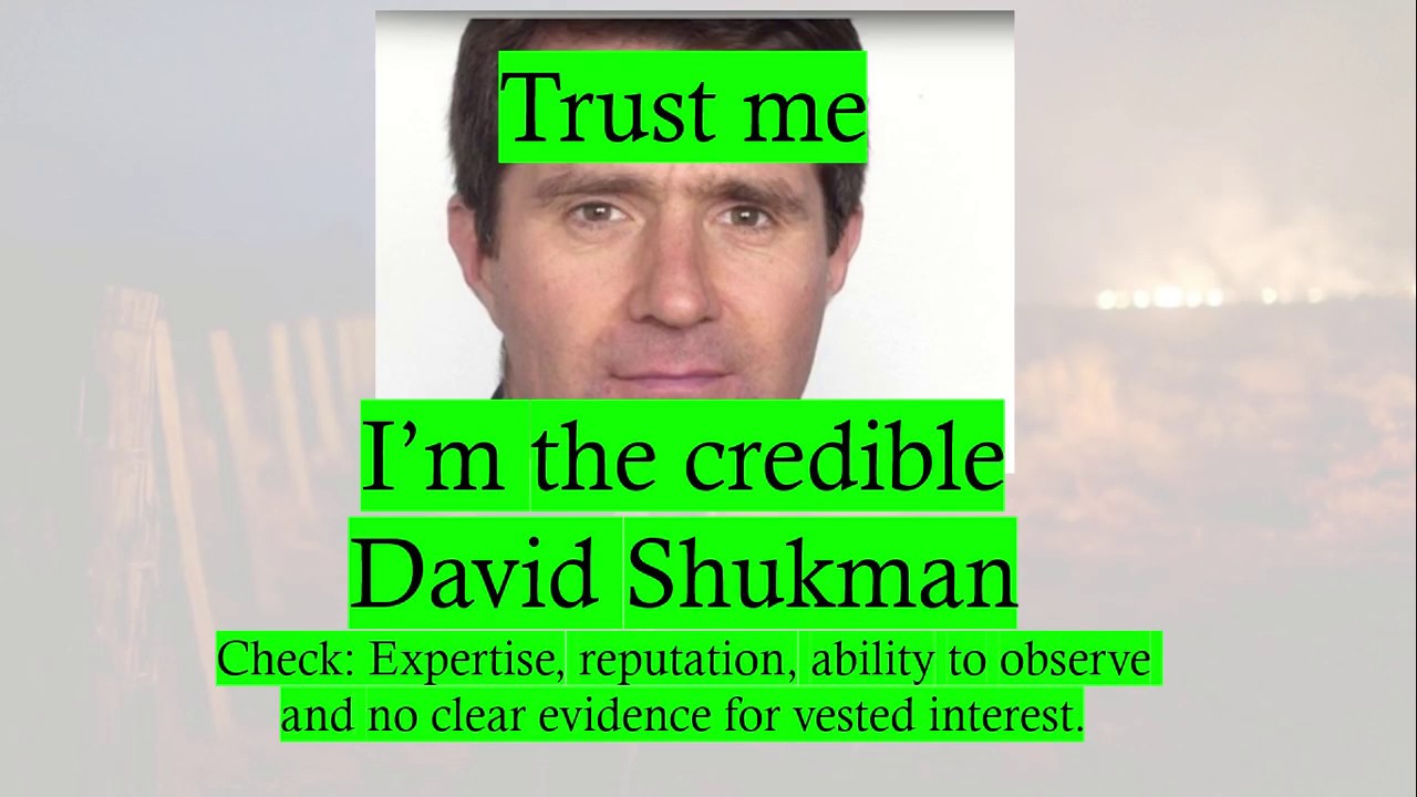 GP IGCSE WT4 Credibility: Vested Interest