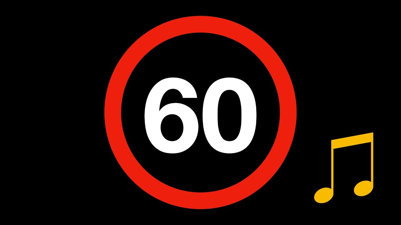 60 Second Music Countdown Timer - The Master Trainer