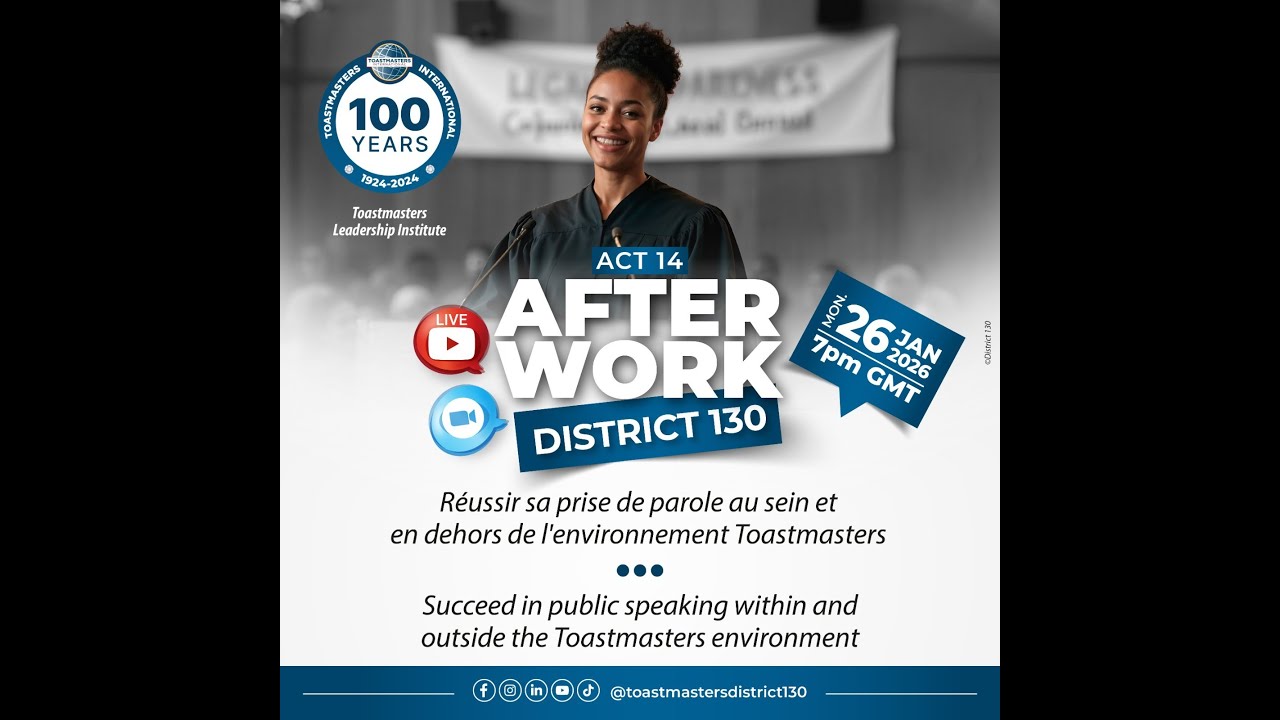 DISTRICT 130 AFTERWORK - EVALUATION CONTEST