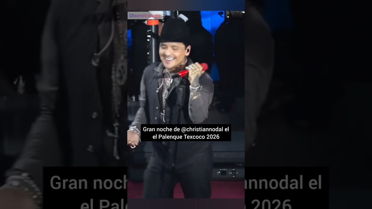 #christiannodal y su gran noche en Palenque Texcoco 