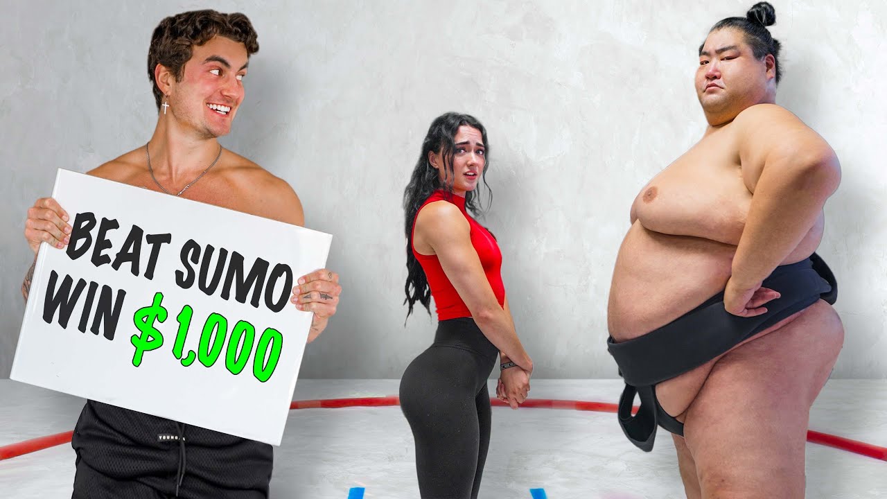 Worlds Heaviest Sumo Wrestler vs. Fitness Influencers (Who's Stronger?)