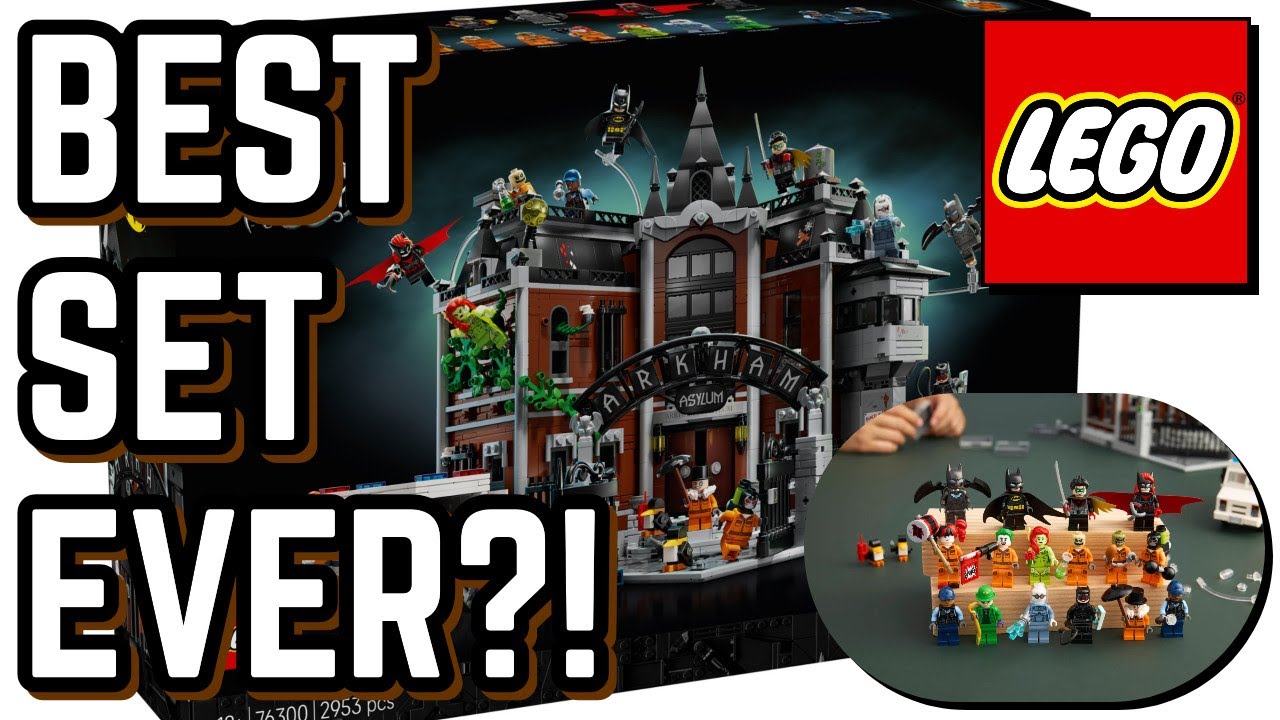 The LEGO DC Batman 76300: Arkham Asylum Set is AMAZING!