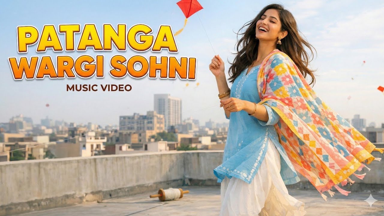 Patanga Wargi Sohni | Punjabi Romantic Love Song | Soulful Melody| Rooftop Thumka Romance