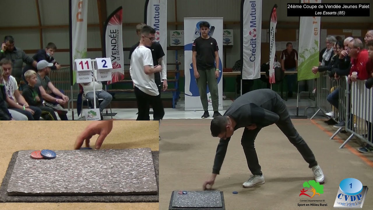 Finale 24ème Coupe de Vendée Jeunes Palet Crédit Mutuel