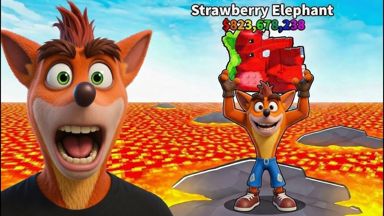 Utíkám před LÁVOU, abych získal BRAINROTY!