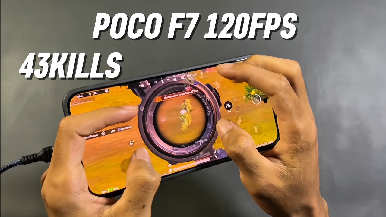 TES PUBG POCO F7 120FPS 43KILLS 🔥 #pubgmobile #pubhmontage #handcampubgmobile #pubg #bgmi 