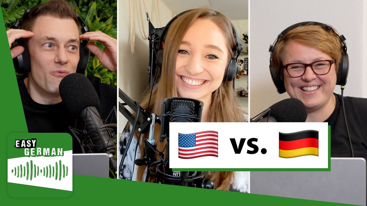 Culture Shock USA (with Feli from Germany) | Easy German Podcast 412
