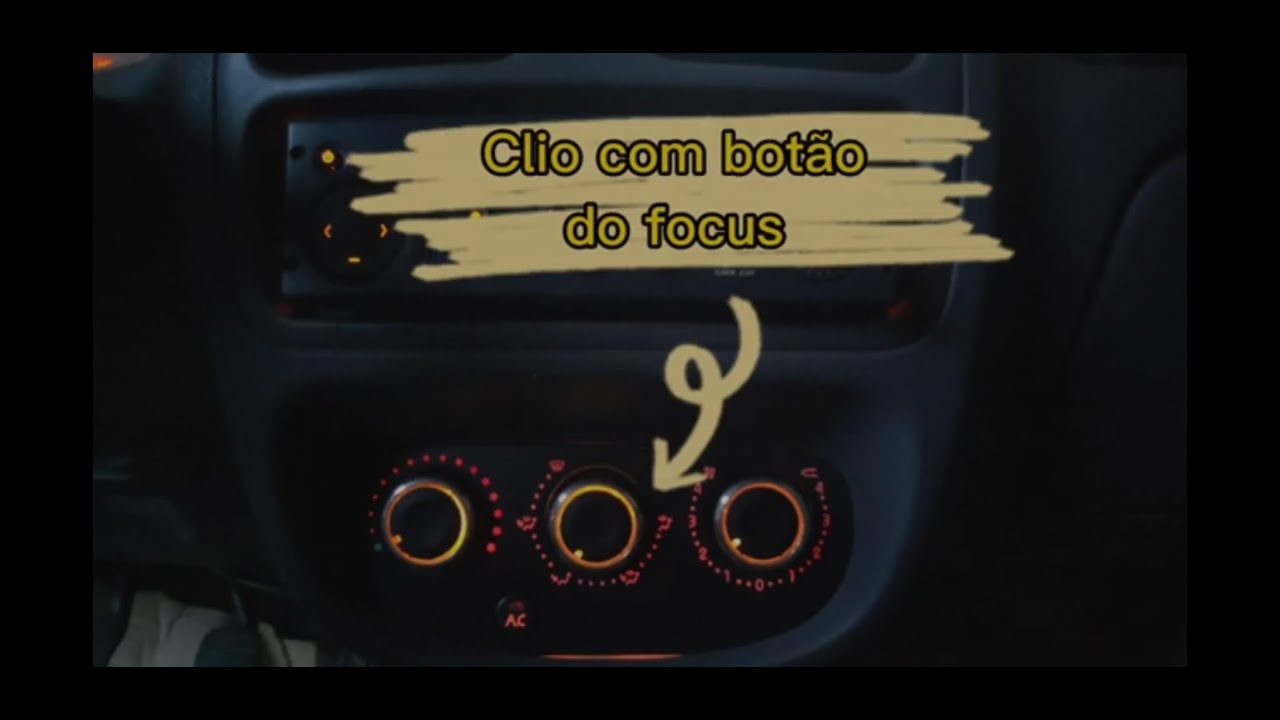 clio botão ar condicionado personalizado.