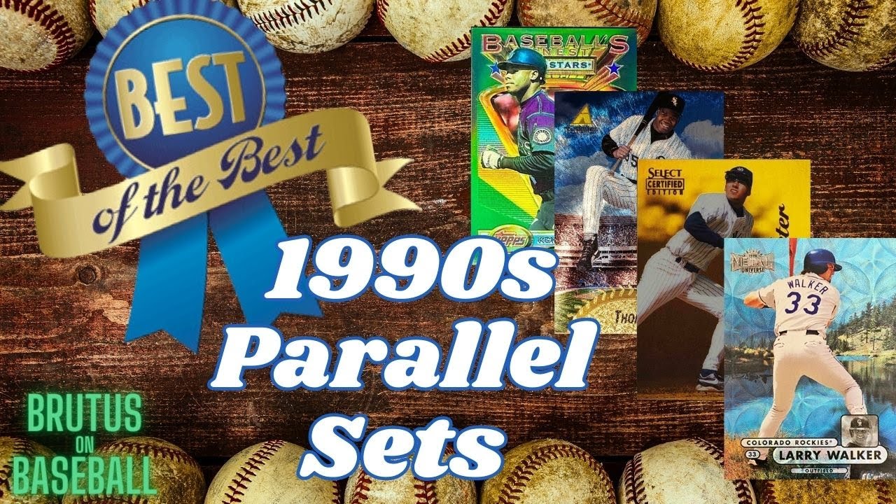 Top Parallel Sets from the Junk Wax Era 1990s for Baseball Cards