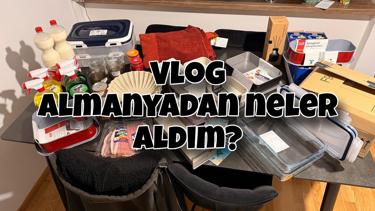 Eve Dönüş Vakti | Almanyadan Neler Aldım? | Almanyada Fiyatlar Nasıl? | Action ve Ikea Alişverişi