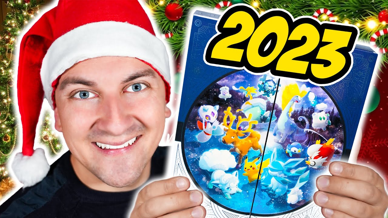 DAS steckt im NEUEN Pokémon Adventskalender 2023 | Pokémon Booster Opening