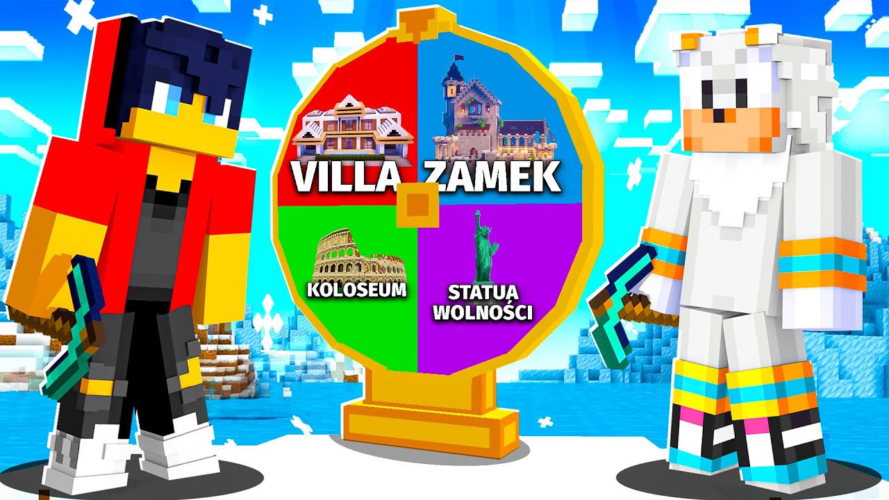 KOŁO FORTUNY DECYDUJE CO BUDUJEMY W MINECRAFT!