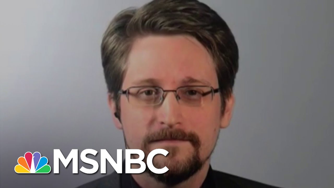 Snowden Reacts To Trump's Remarks About A Potential Pardon | The 11th Hour | MSNBC