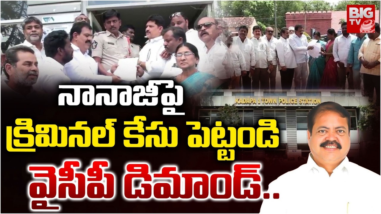 నానాజీపై క్రిమినల్ కేసు పెట్టండి | YSRCP Leaders File Complaint Against Pantham Nanaji | BIG TV