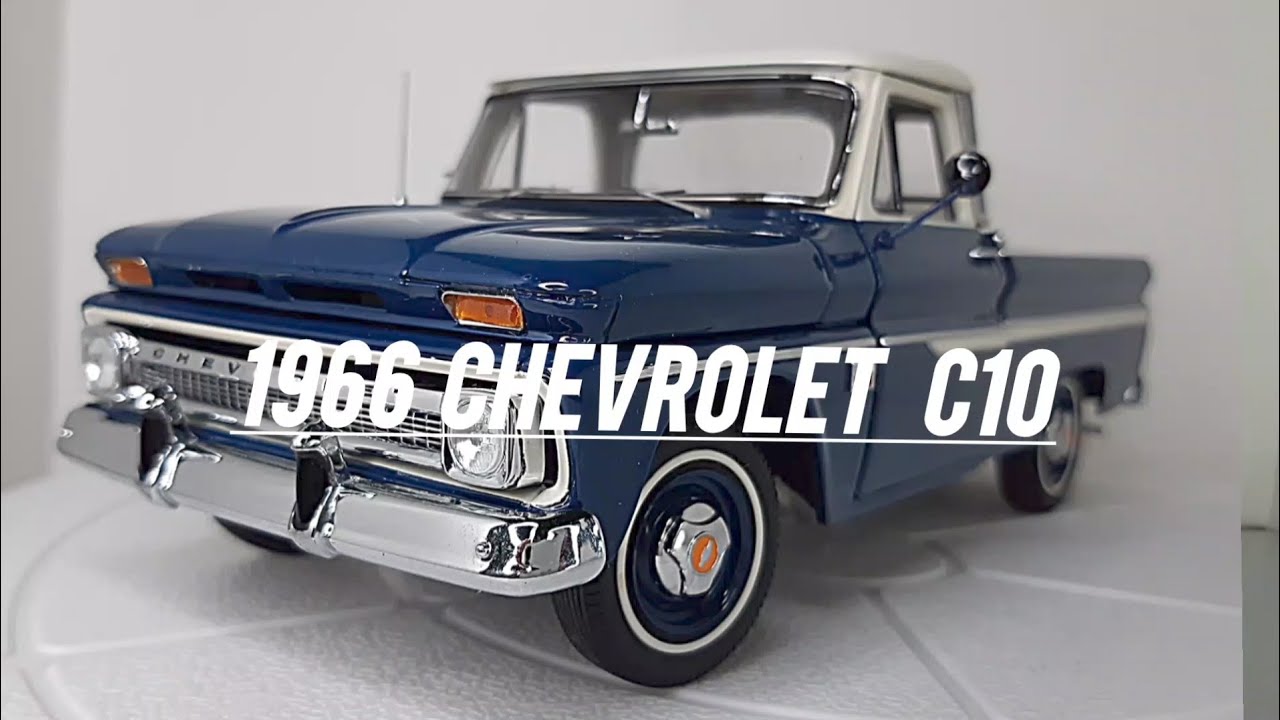 1966 Chevrolet c10 pick up. модель автомобиля 1/24.