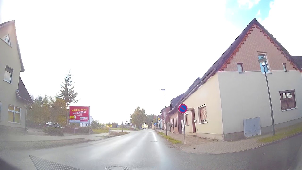 Fahrt durch Neustadt-Glewe