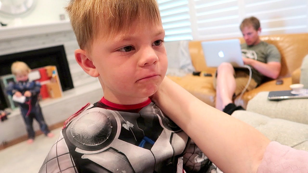 Typical 5 yr old boy!